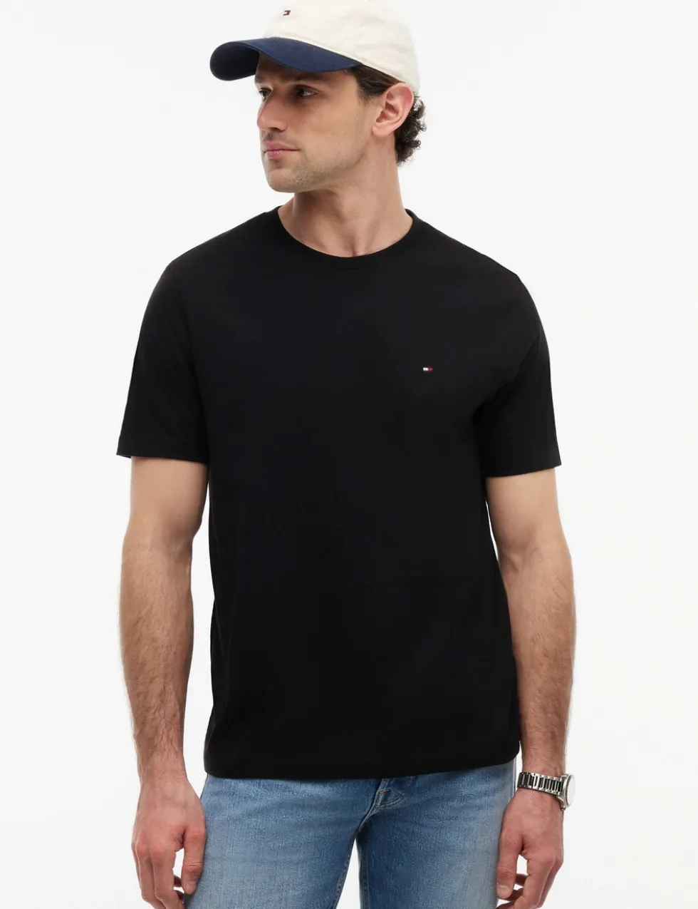 Pure Cotton Crew Neck T-Shirt