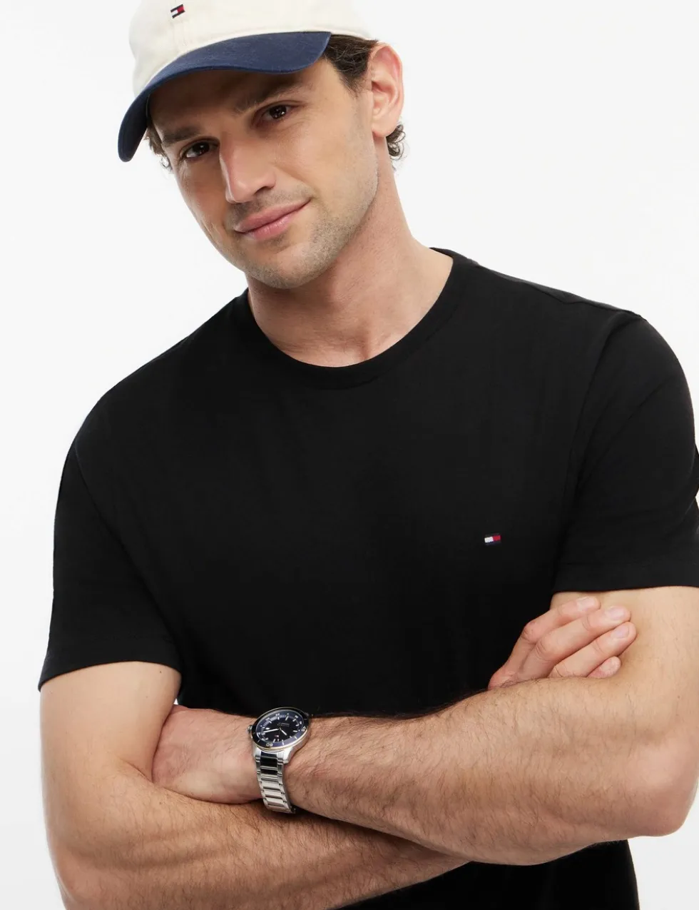 Pure Cotton Crew Neck T-Shirt