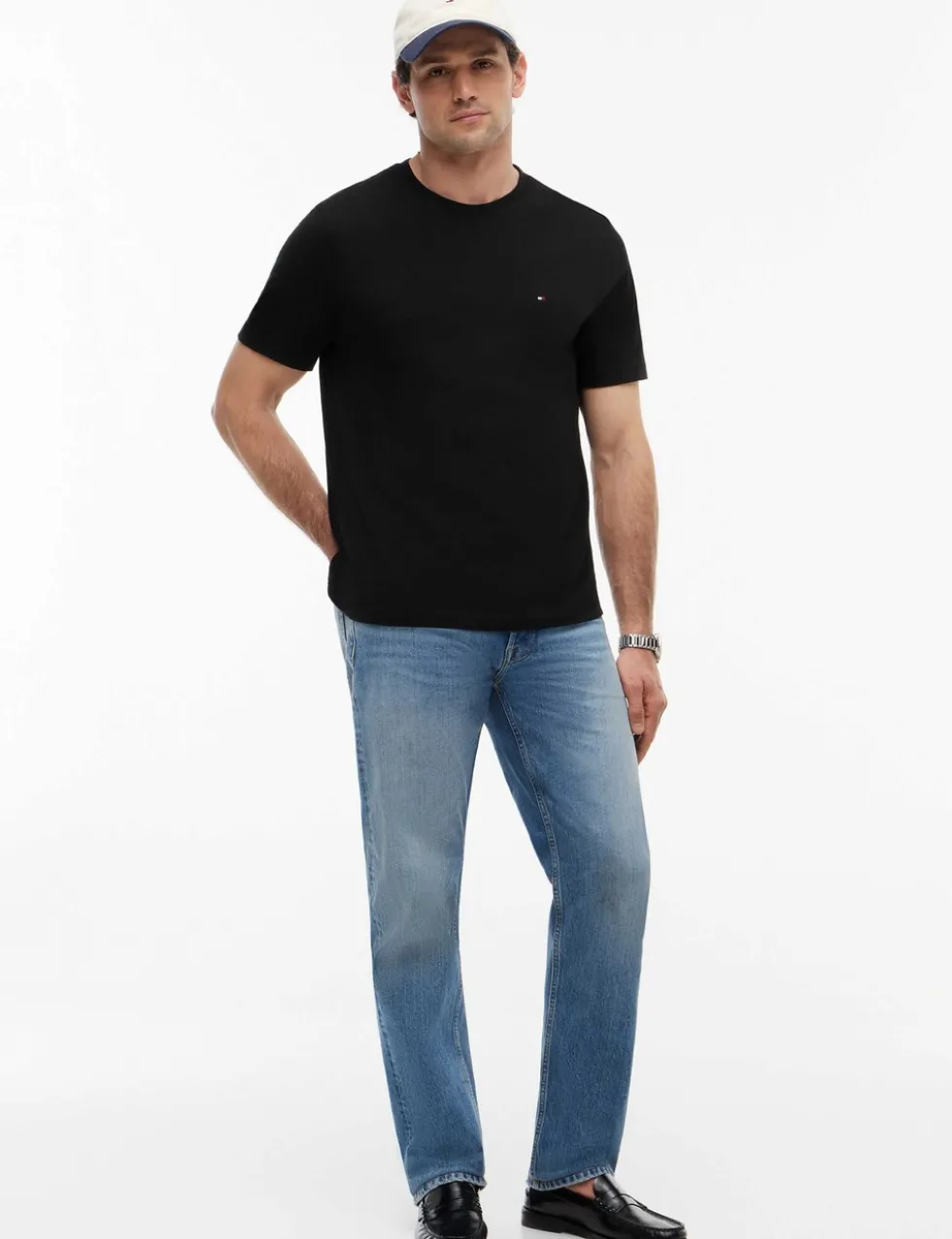 Pure Cotton Crew Neck T-Shirt