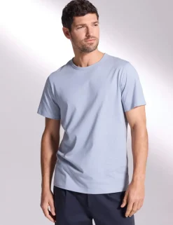 Pure Cotton Crew Neck T-Shirt