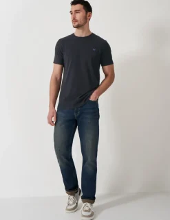 Pure Cotton Crew Neck T-Shirt
