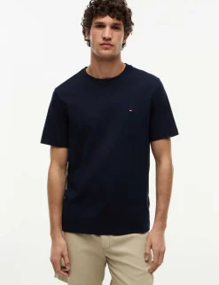 Pure Cotton Crew Neck T-Shirt
