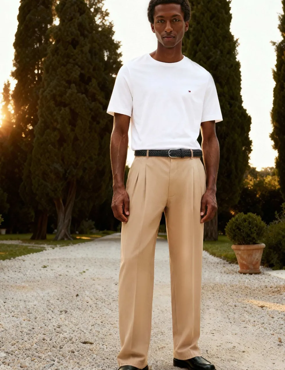 Pure Cotton Crew Neck T-Shirt
