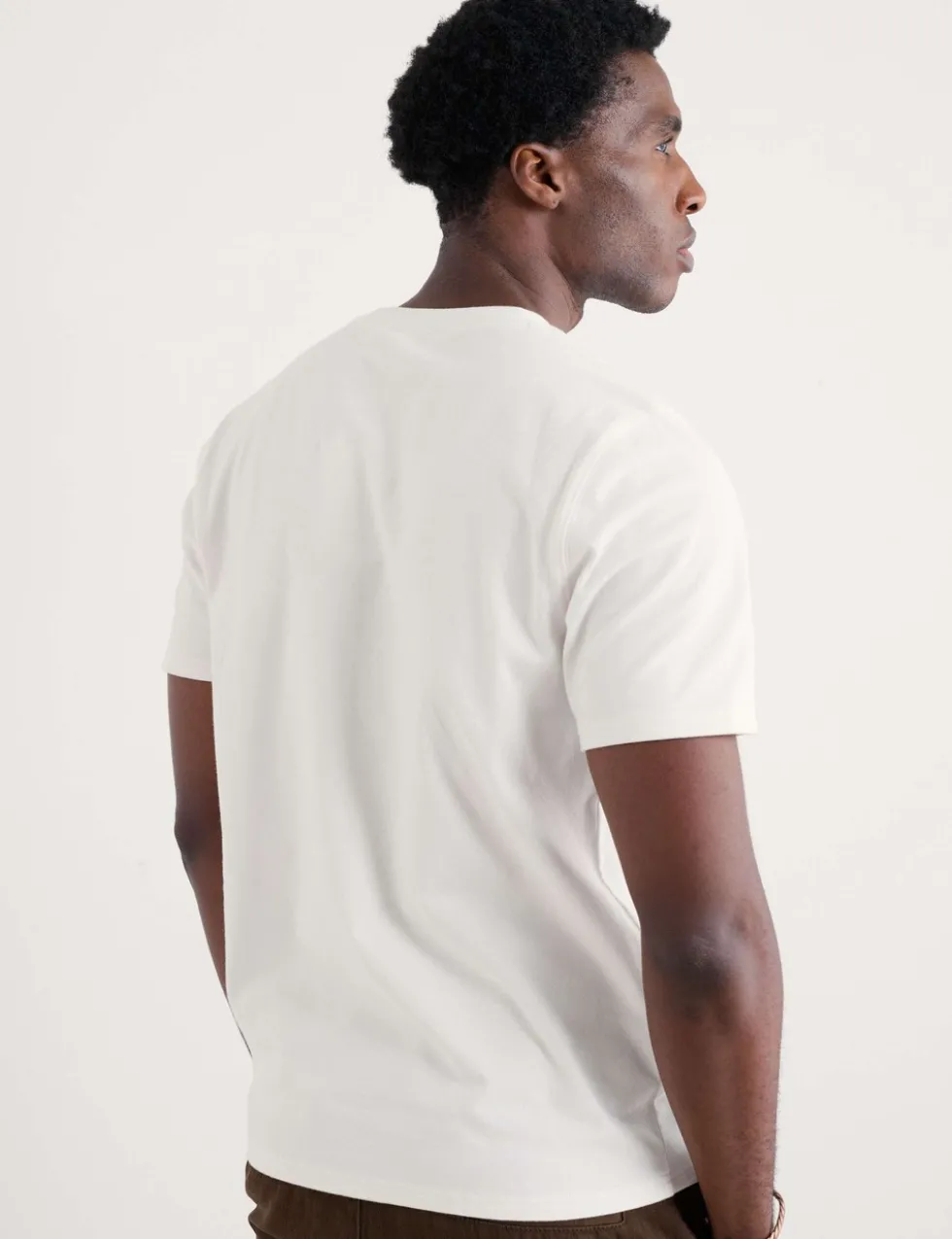 Pure Cotton Crew Neck T-Shirt