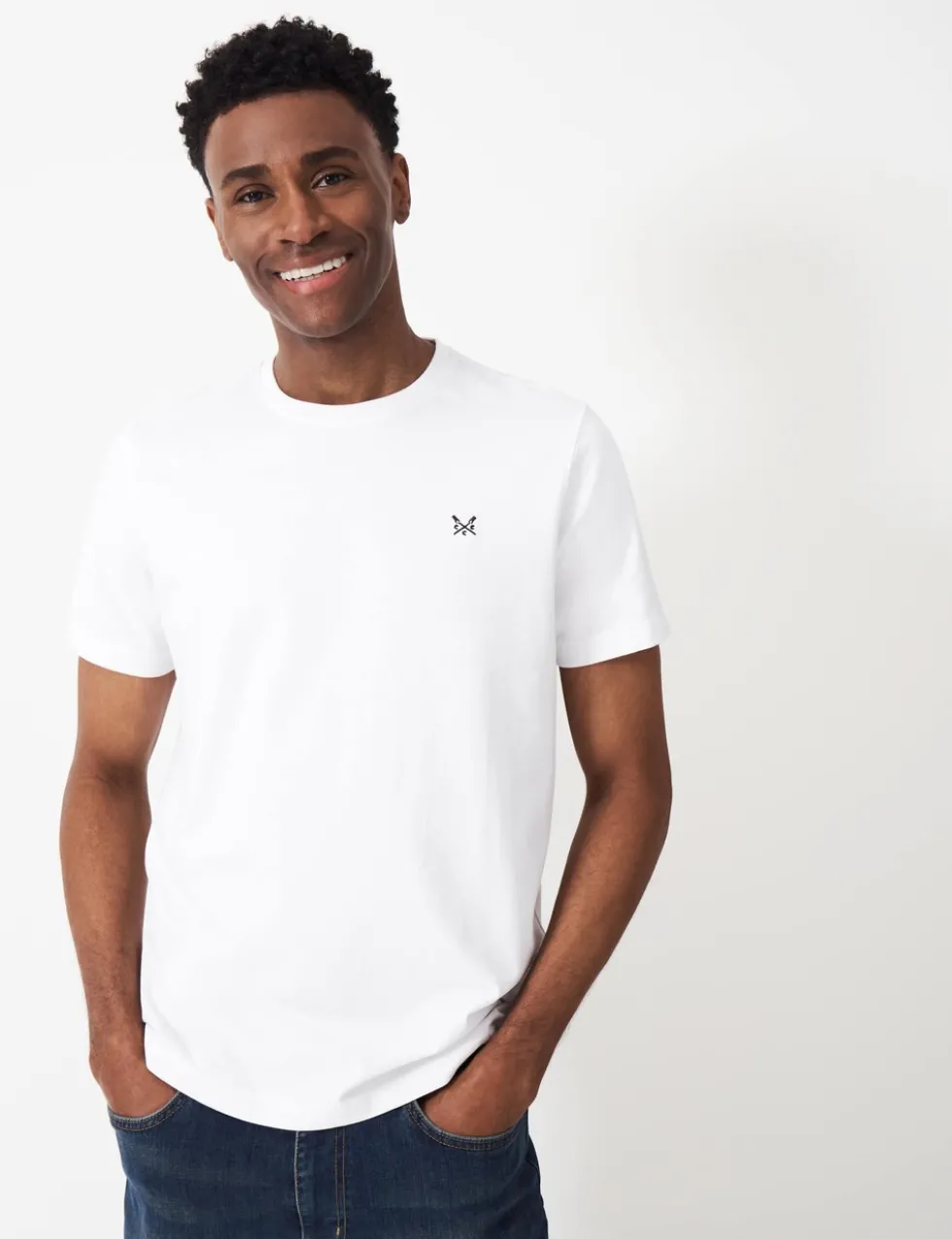 Pure Cotton Crew Neck T-Shirt