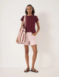 Pure Cotton Crew Neck T-Shirt