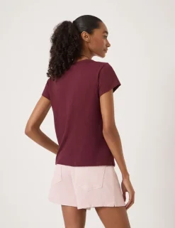Pure Cotton Crew Neck T-Shirt