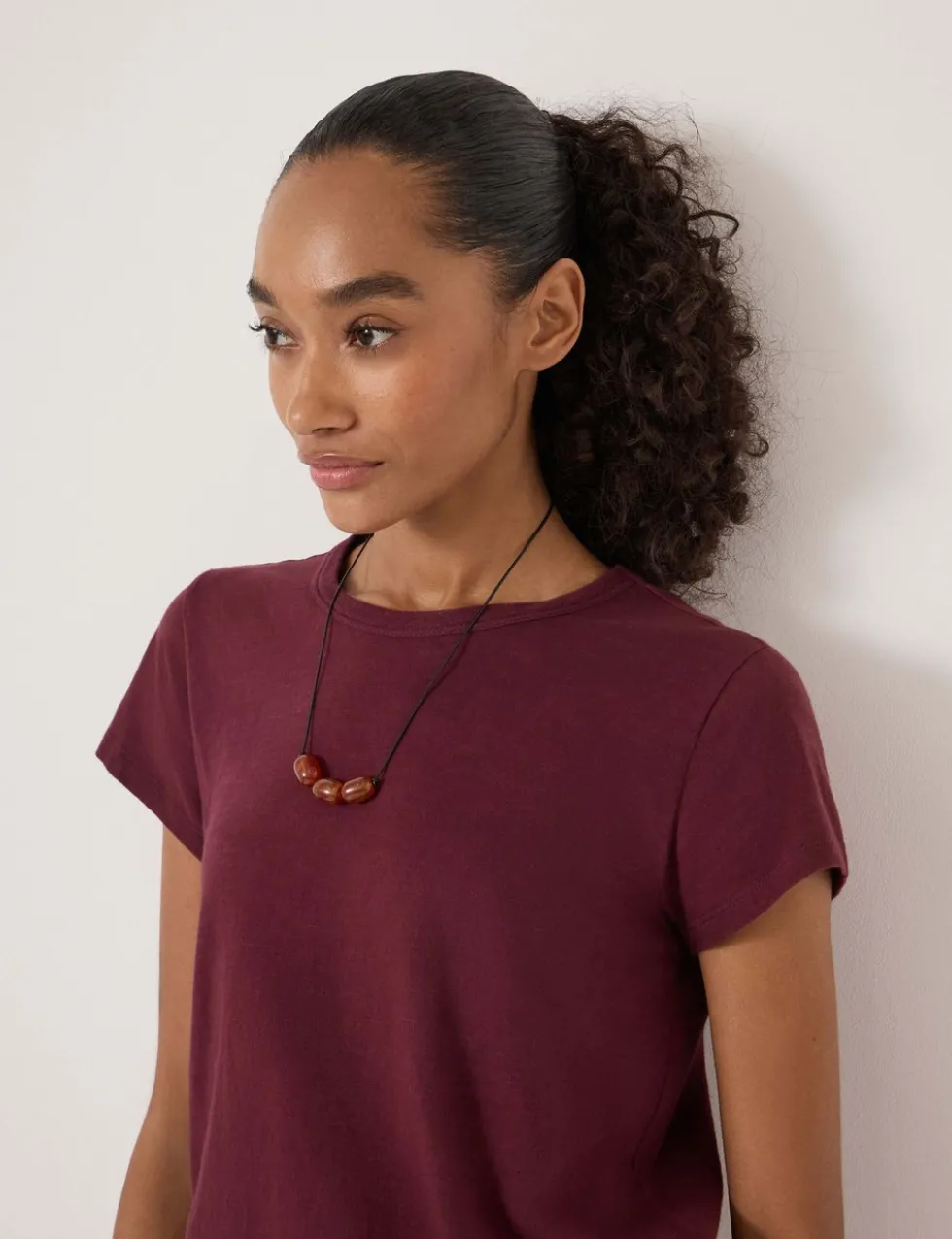Pure Cotton Crew Neck T-Shirt