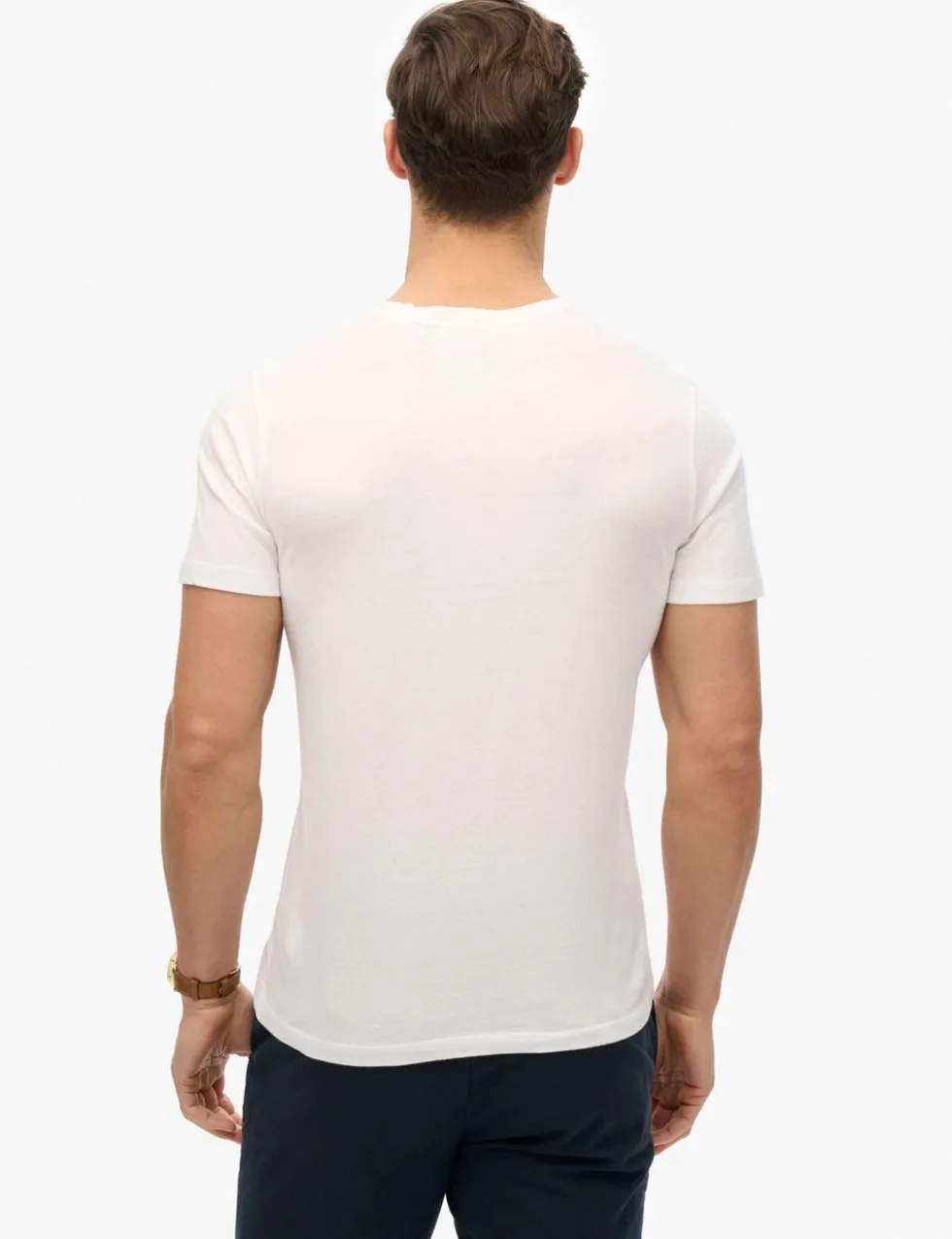 Pure Cotton Crew Neck T-Shirt