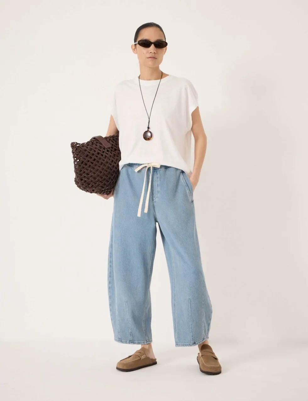 Pure Cotton Crew Neck T-Shirt