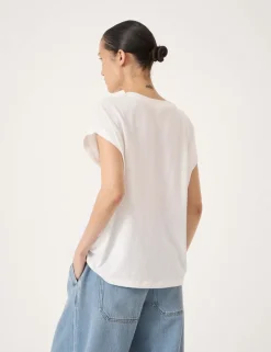 Pure Cotton Crew Neck T-Shirt