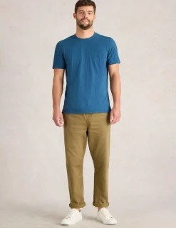 Pure Cotton Crew Neck T-Shirt