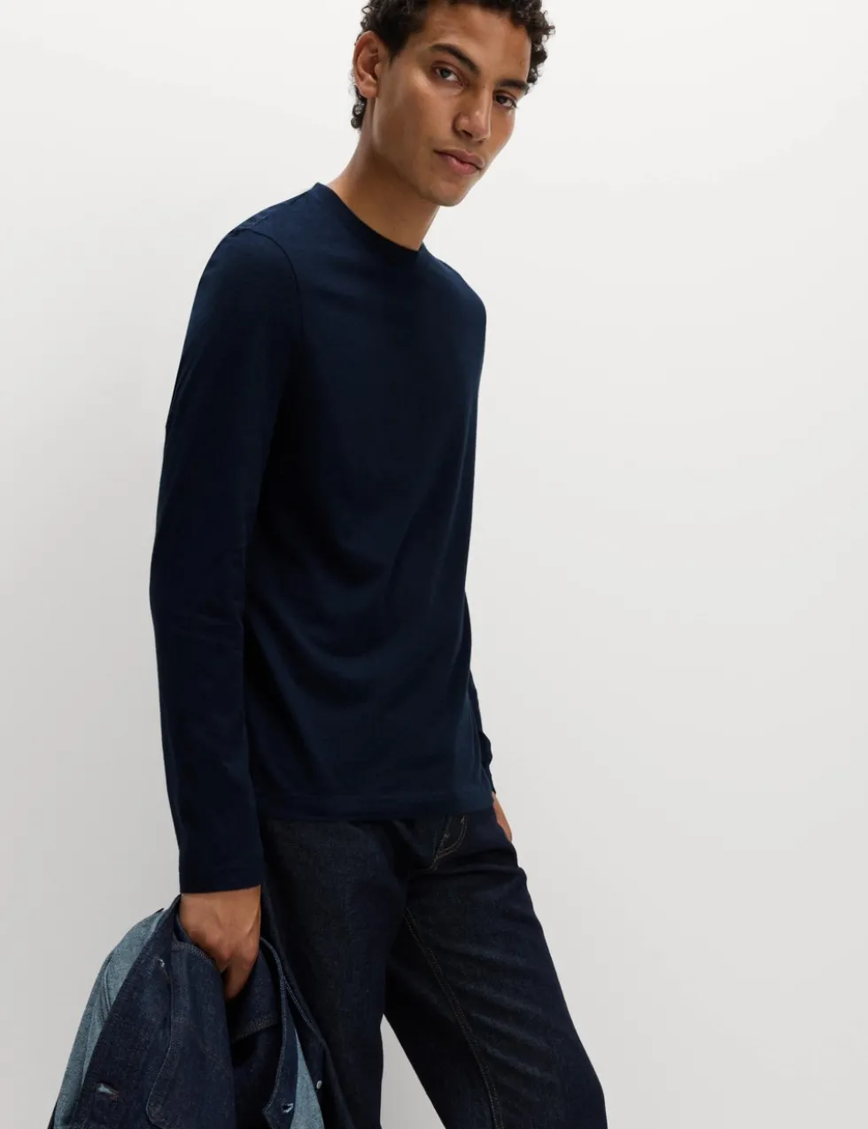 Pure Cotton Crew Neck T-Shirt