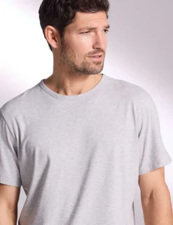 Pure Cotton Crew Neck T-Shirt