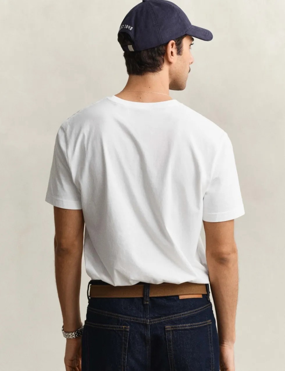 Pure Cotton Crew Neck T-Shirt