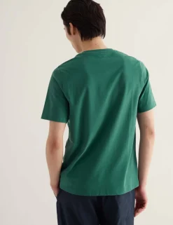 Pure Cotton Crew Neck T-Shirt