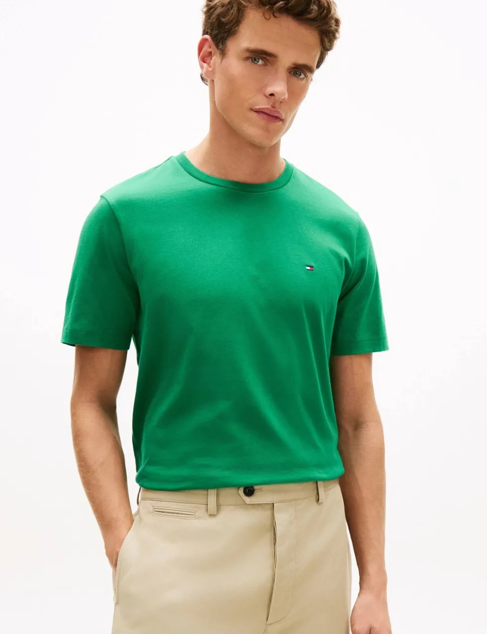 Pure Cotton Crew Neck T-Shirt