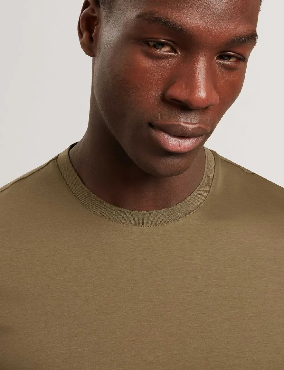 Pure Cotton Crew Neck T-Shirt