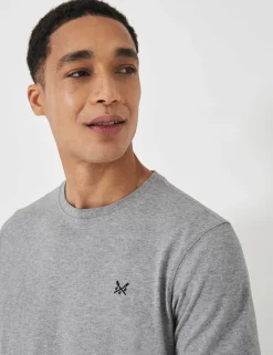 Pure Cotton Crew Neck T-Shirt
