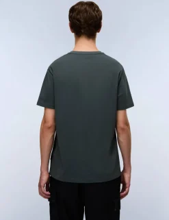 Pure Cotton Crew Neck T-Shirt