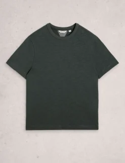 Pure Cotton Crew Neck T-Shirt