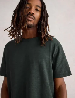 Pure Cotton Crew Neck T-Shirt