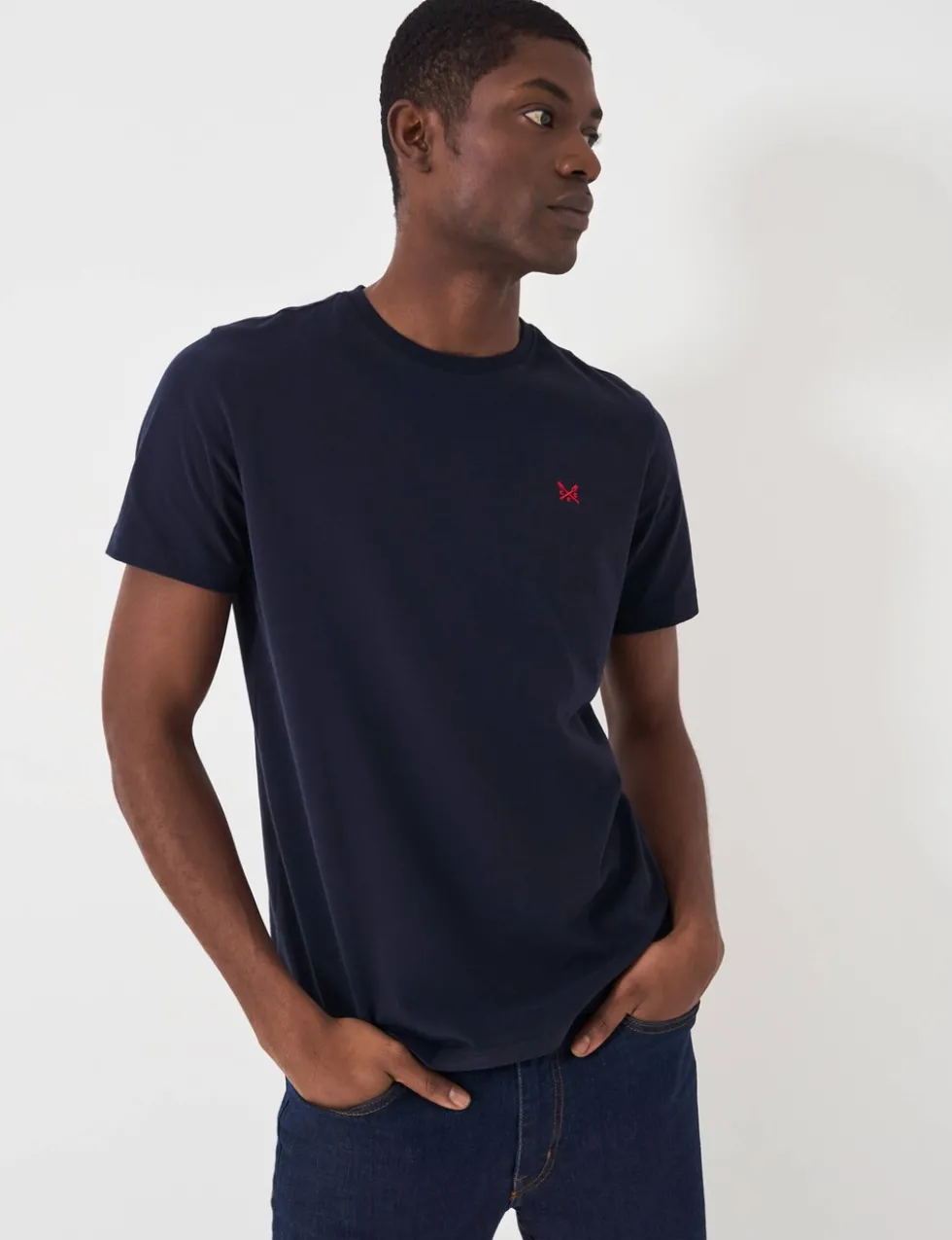 Pure Cotton Crew Neck T-Shirt