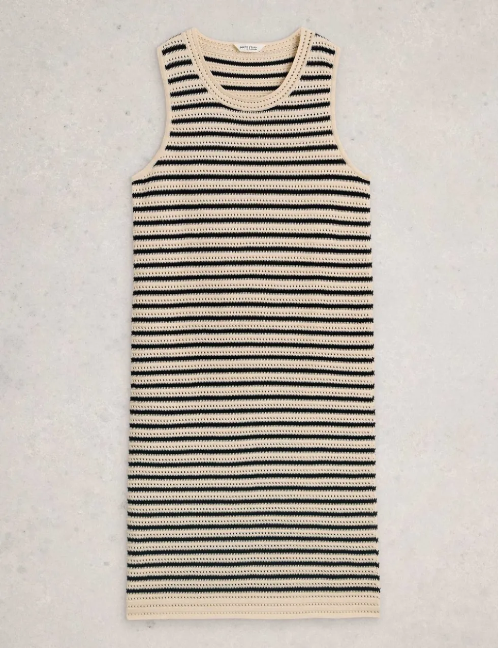Pure Cotton Crochet Style Midi Beach Dress