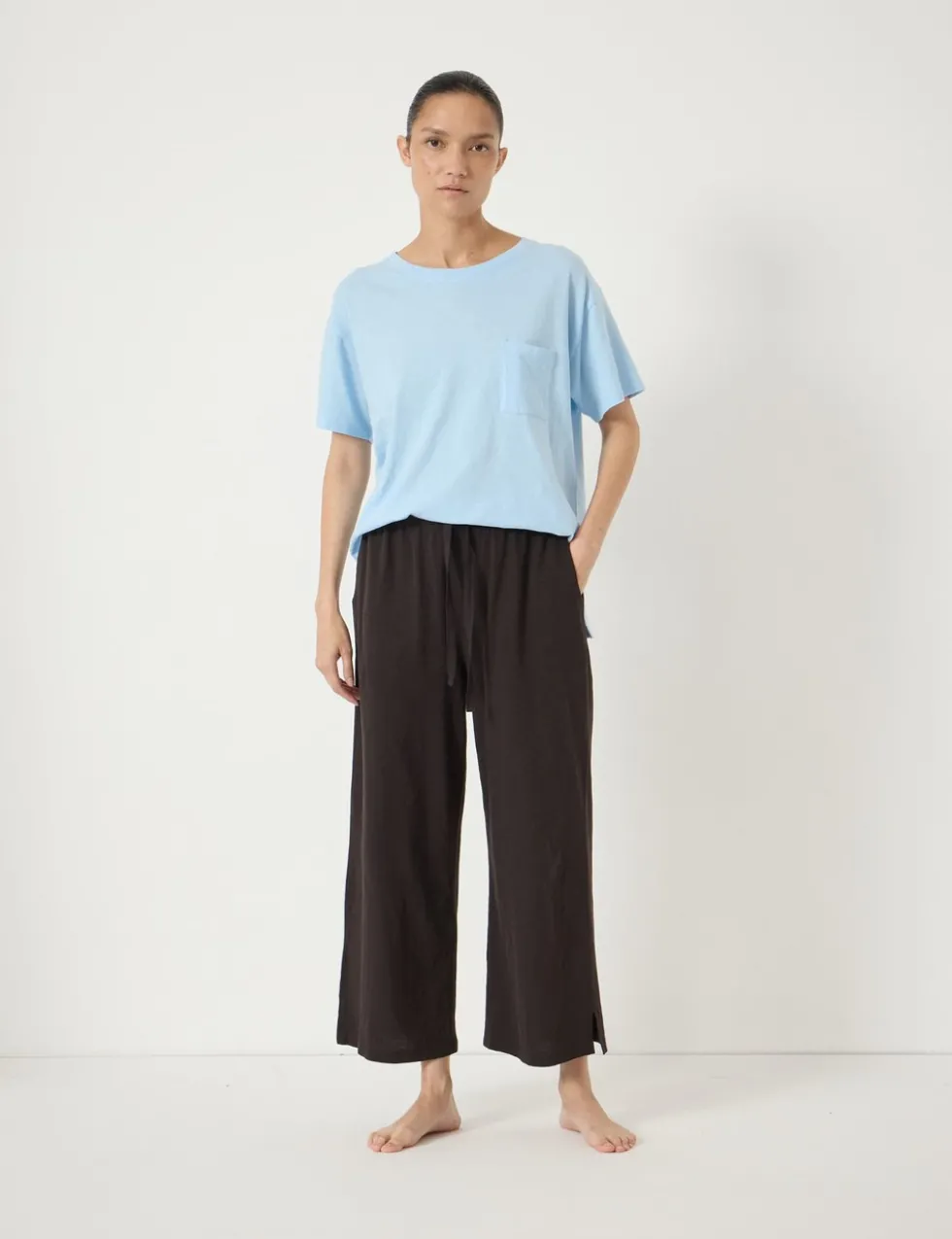Pure Cotton Culotte Pyjama Set