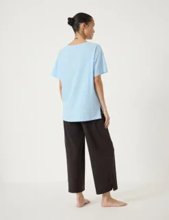 Pure Cotton Culotte Pyjama Set