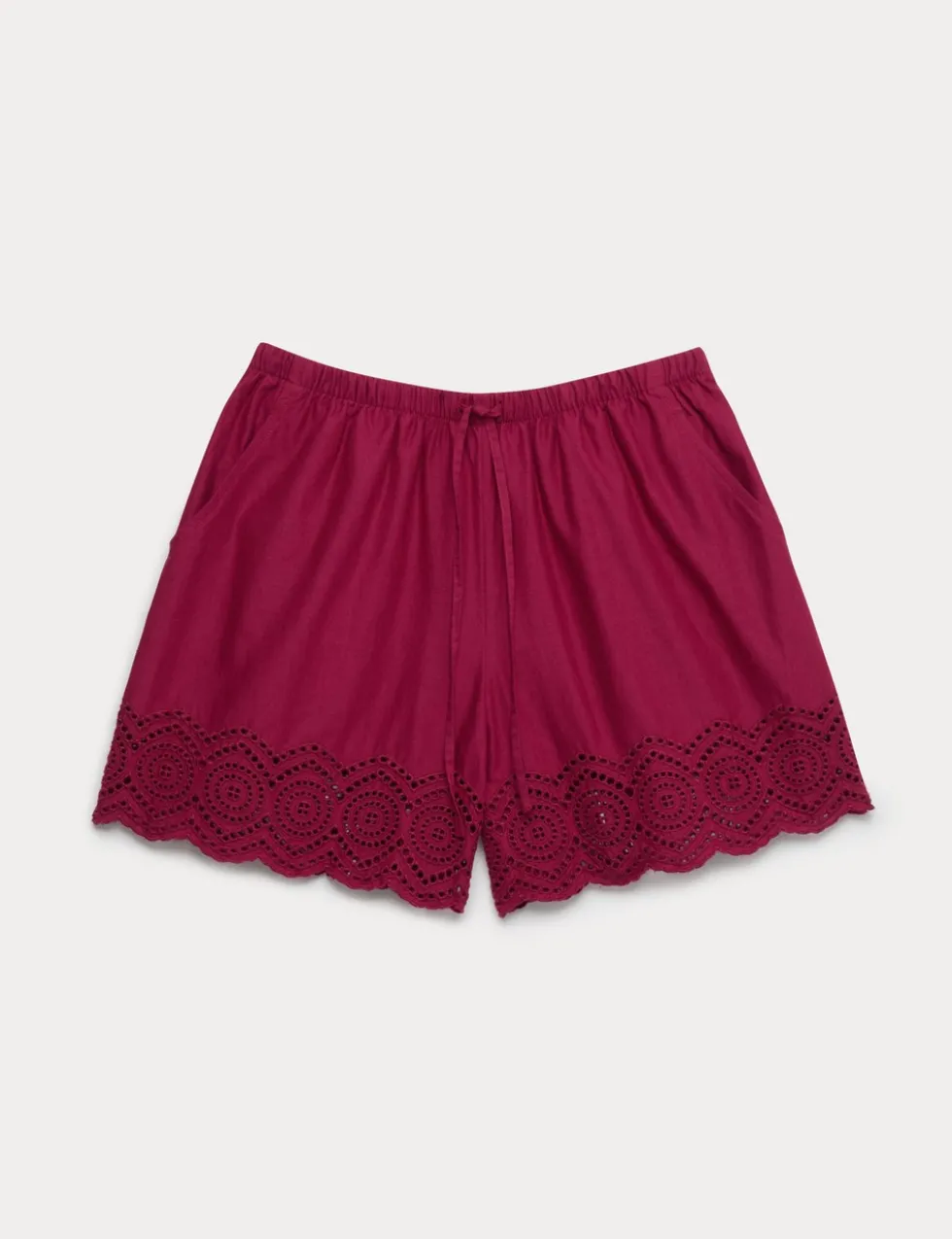 Pure Cotton Cutwork Beach Shorts
