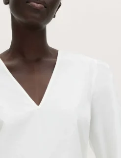 Pure Cotton Cutwork Detail Blouse