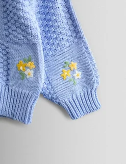 Pure Cotton Daisy Cardigan (6 Mths-9 Yrs)