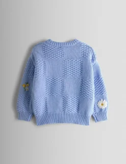 Pure Cotton Daisy Cardigan (6 Mths-9 Yrs)