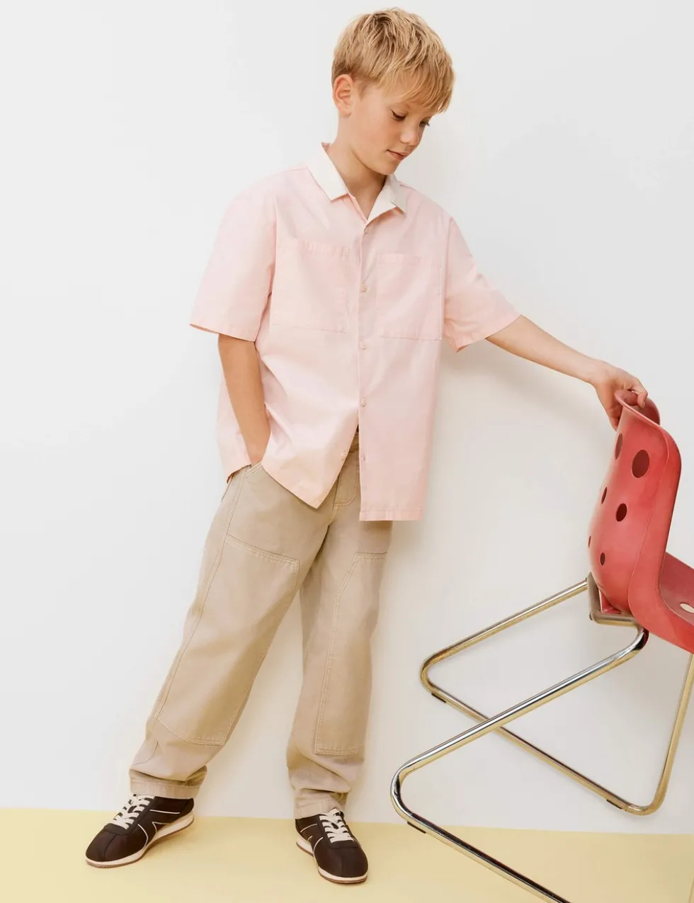 Pure Cotton Denim Baggy Fit Jeans (6-16 Yrs)
