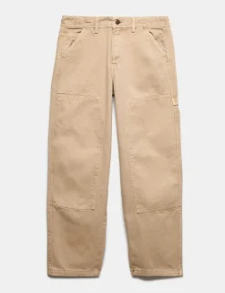 Pure Cotton Denim Baggy Fit Jeans (6-16 Yrs)