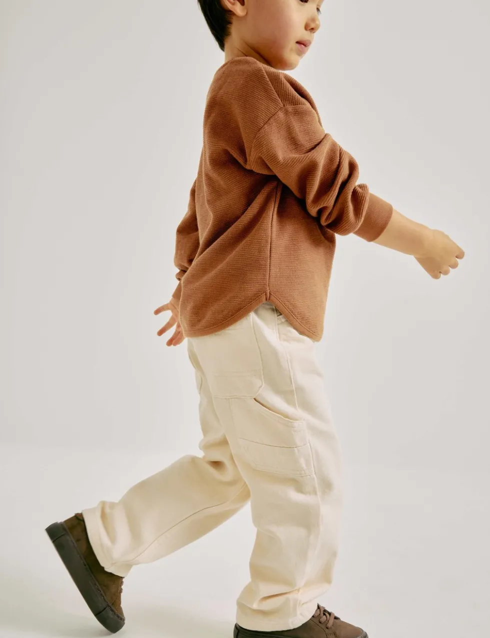 Pure Cotton Denim Carpenter Jeans (2-8 Yrs)