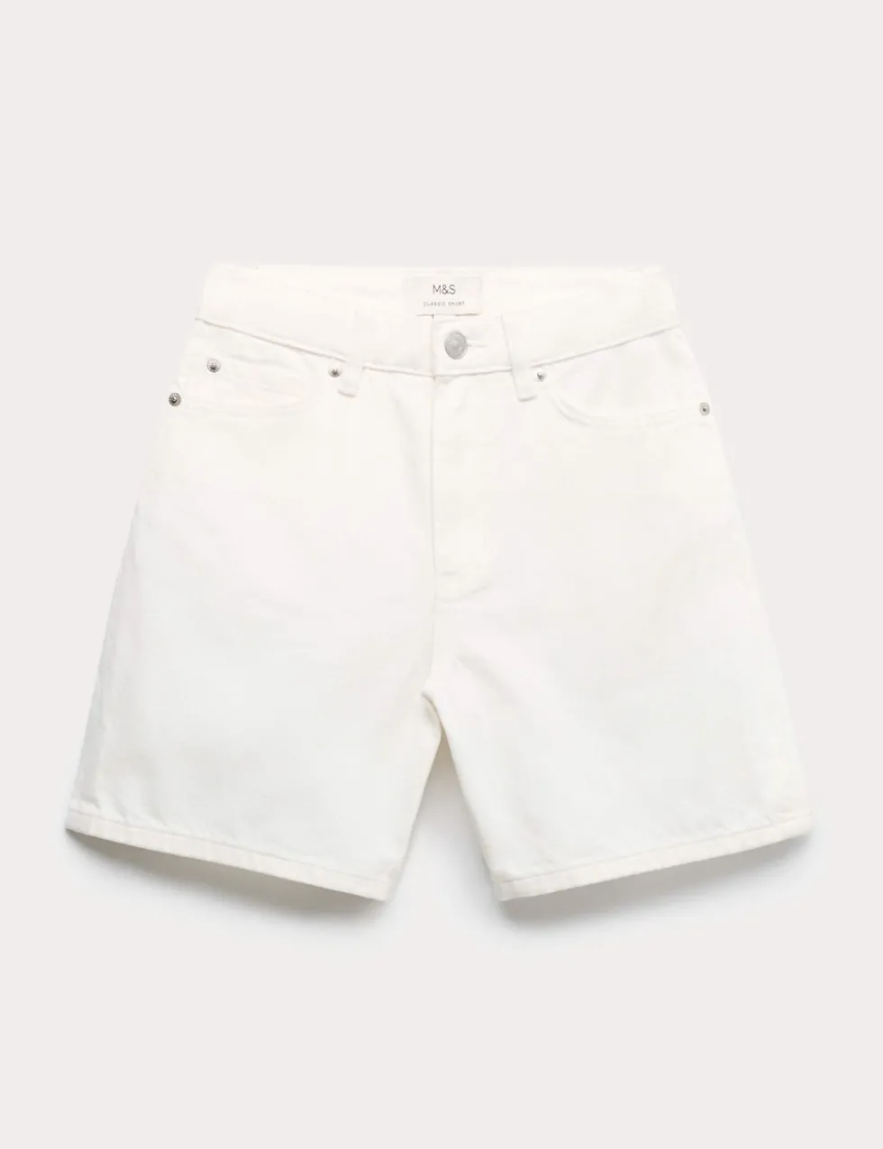 Pure Cotton Denim Classic Shorts