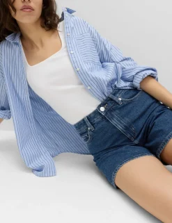 Pure Cotton Denim Classic Shorts