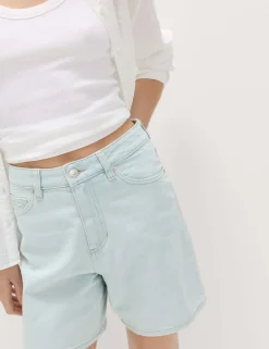 Pure Cotton Denim Classic Shorts