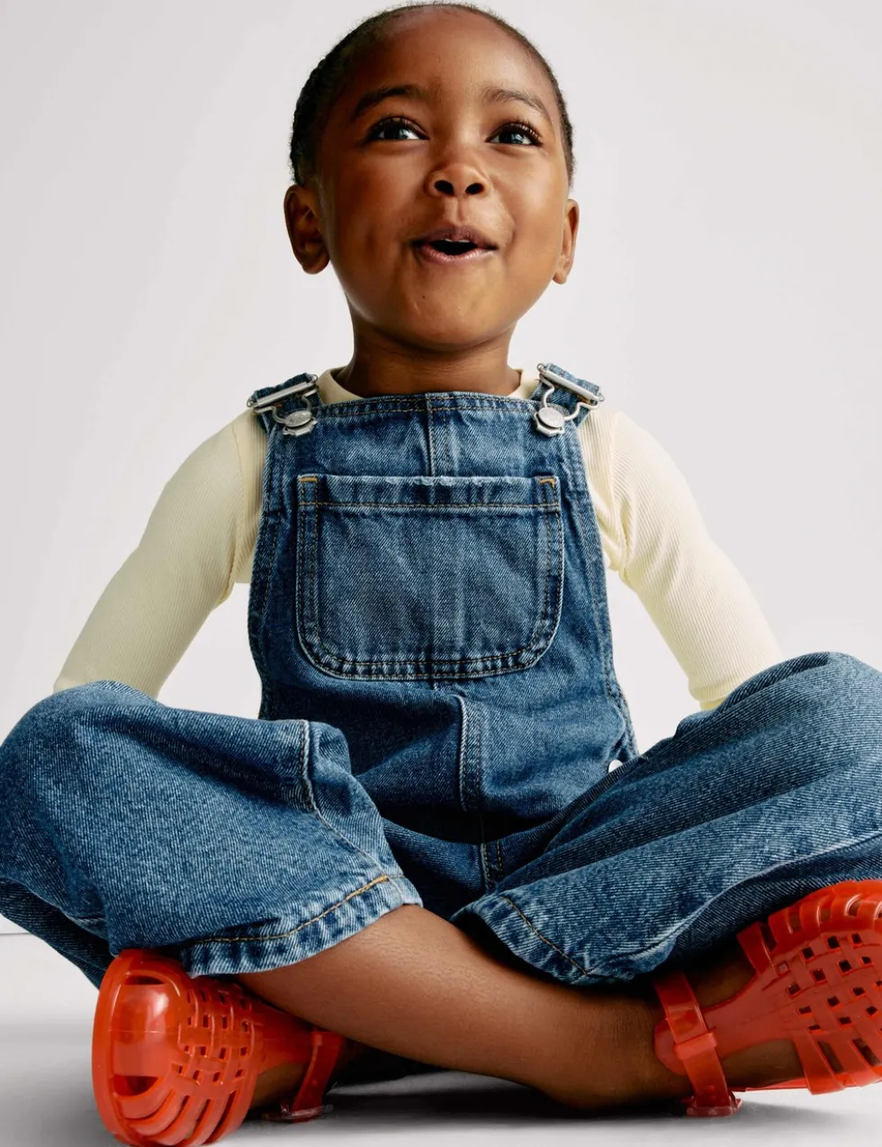Pure Cotton Denim Dungarees (2-8 Yrs)