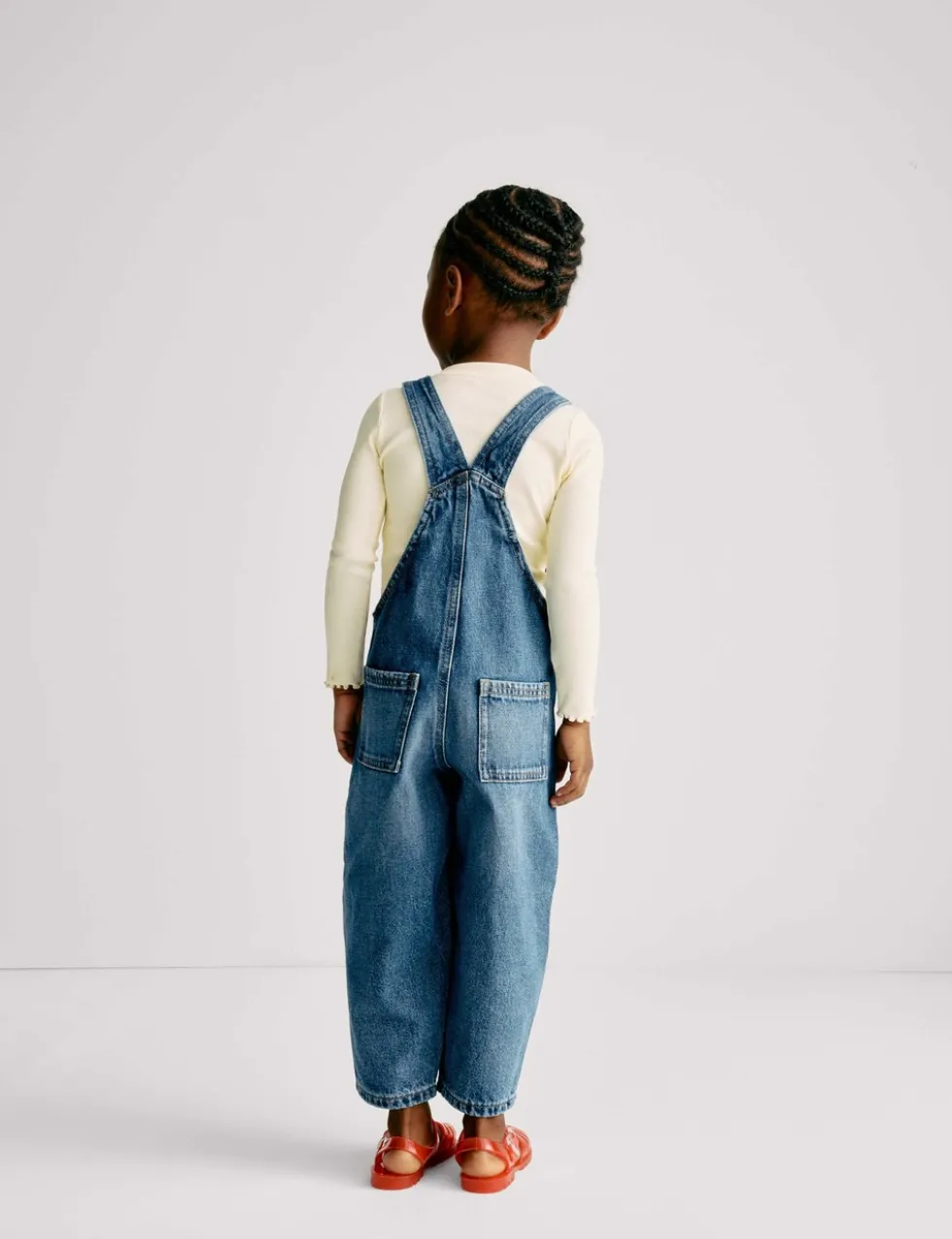 Pure Cotton Denim Dungarees (2-8 Yrs)