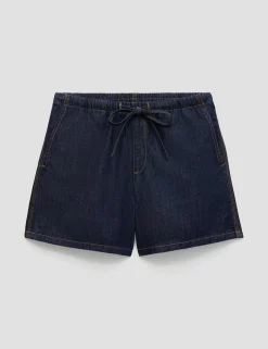 Pure Cotton Denim High Waisted Shorts