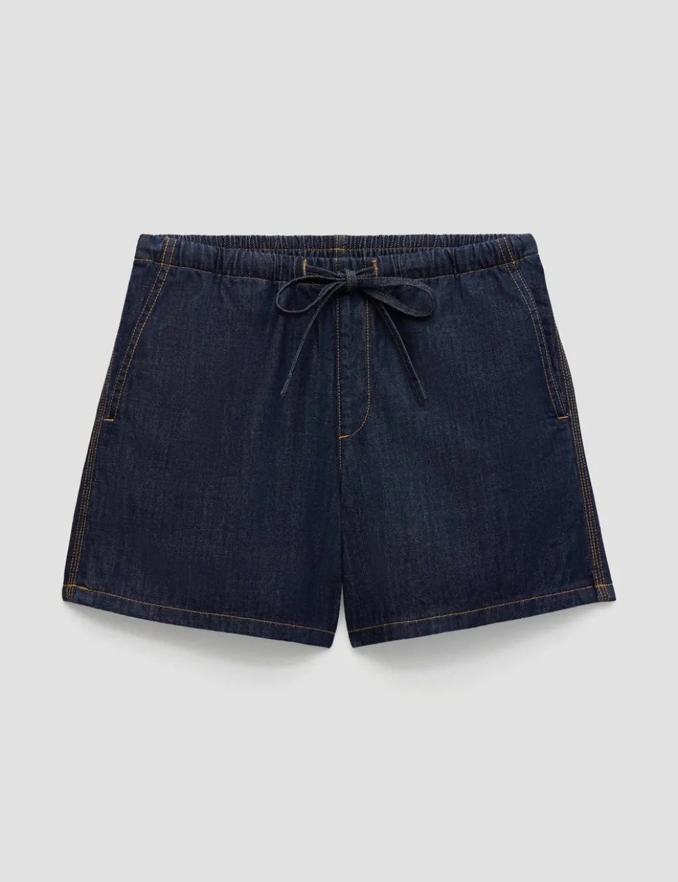 Pure Cotton Denim High Waisted Shorts