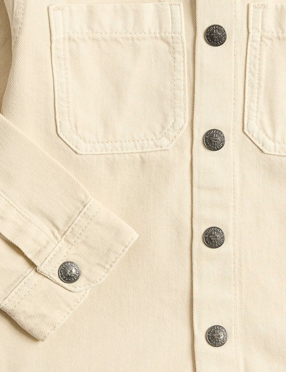 Pure Cotton Denim Hooded Shirt (2-8 Yrs)