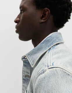 Pure Cotton Denim Overshirt