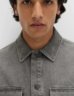Pure Cotton Denim Overshirt
