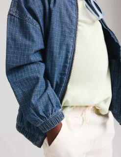 Pure Cotton Denim Ripstop Jacket (2-8 Yrs)