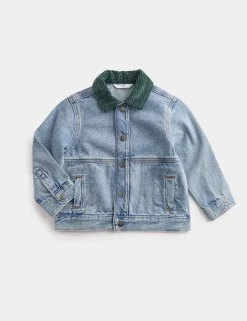 Pure Cotton Denim Shacket (2-8 Yrs)