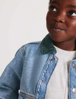 Pure Cotton Denim Shacket (2-8 Yrs)